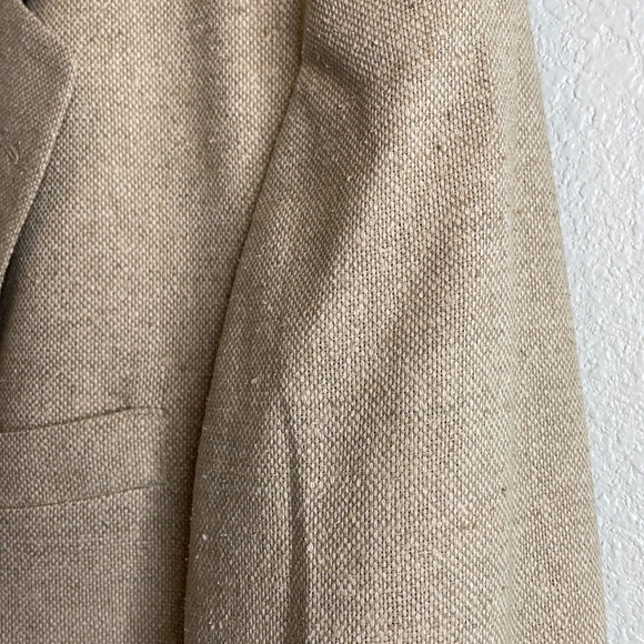 Silk tailored 2 button blazer USA - Picture 3 of 7